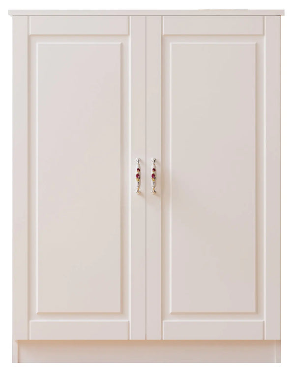 Maison White Shoe Cabinet-Evuhome-Flat Pack (Self-Assembly)-Evuhome