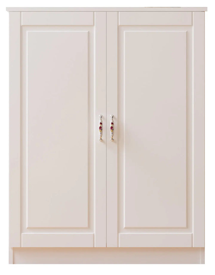 Maison White Shoe Cabinet-Evuhome-Flat Pack (Self-Assembly)-Evuhome