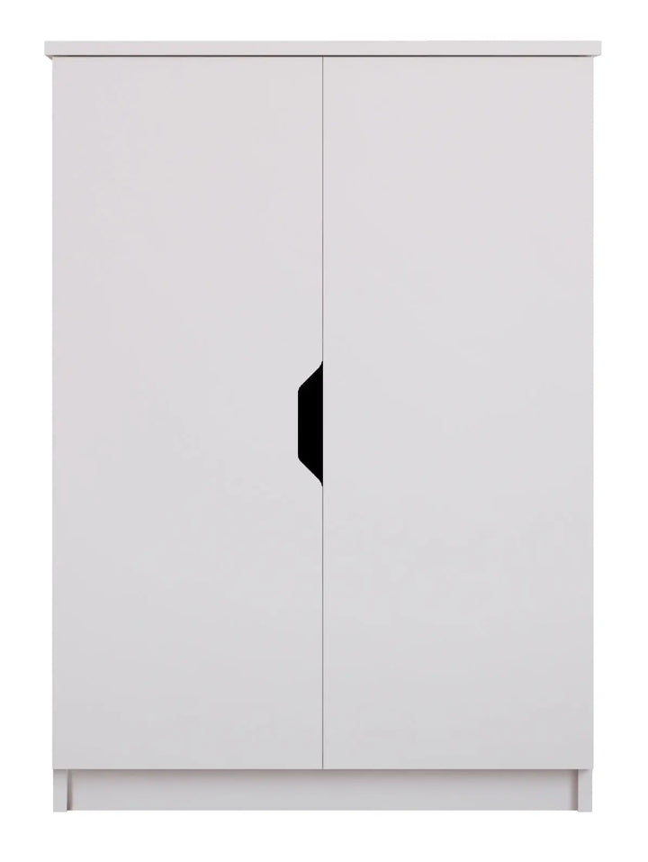 Bergen White Shoe Cabinet-Evuhome-Flat Pack (Self-Assembly)-Evuhome