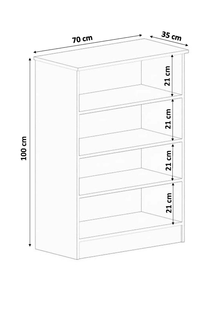 Maison White Shoe Cabinet-Evuhome-Flat Pack (Self-Assembly)-Evuhome