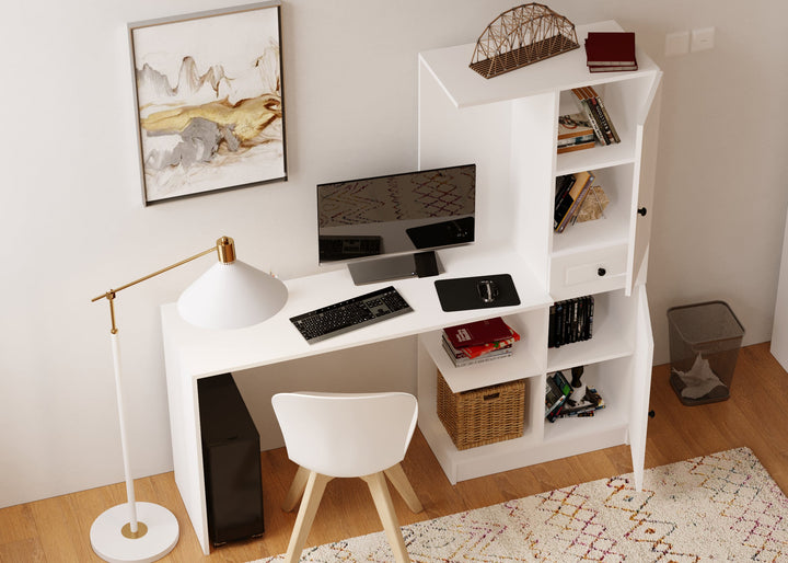 Maison Home Office Set-Evuhome-Flat Pack (Self-Assembly)-Evuhome