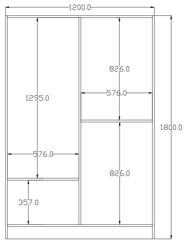 Bergen 4 Door 2 Drawers White Wardrobe-Wardrobe-Evuhome-Flat Pack (Self-Assembly)-Evuhome