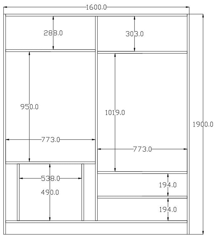 Milano Sliding Door Wardrobe Walnut, Anthracite-Wardrobe-Evuhome-Flat Pack (Self-Assembly)-Evuhome