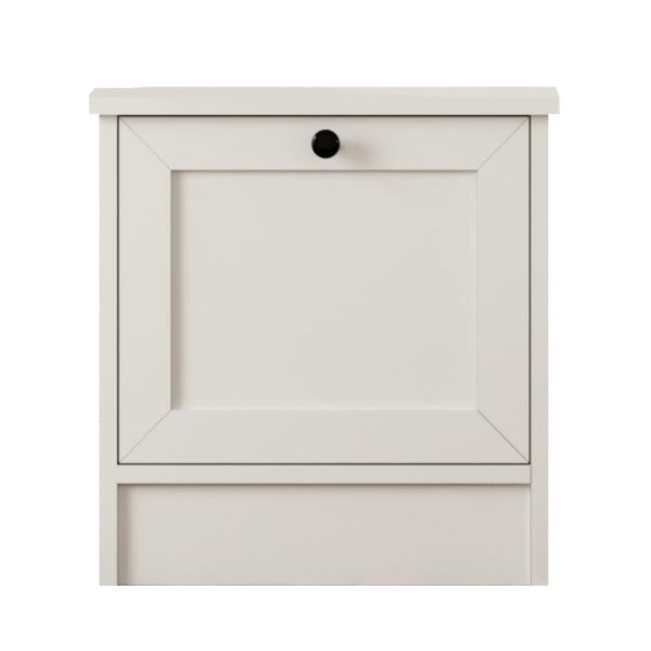 Daisy 1 Door Bedside Table-Evuhome-Flat Pack (Self-Assembly)-Evuhome