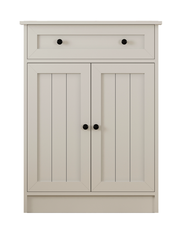 Vienna 2 Door 1 Drawer Sideaboard Cabinet-Evuhome-Flat Pack (Self-Assembly)-Evuhome