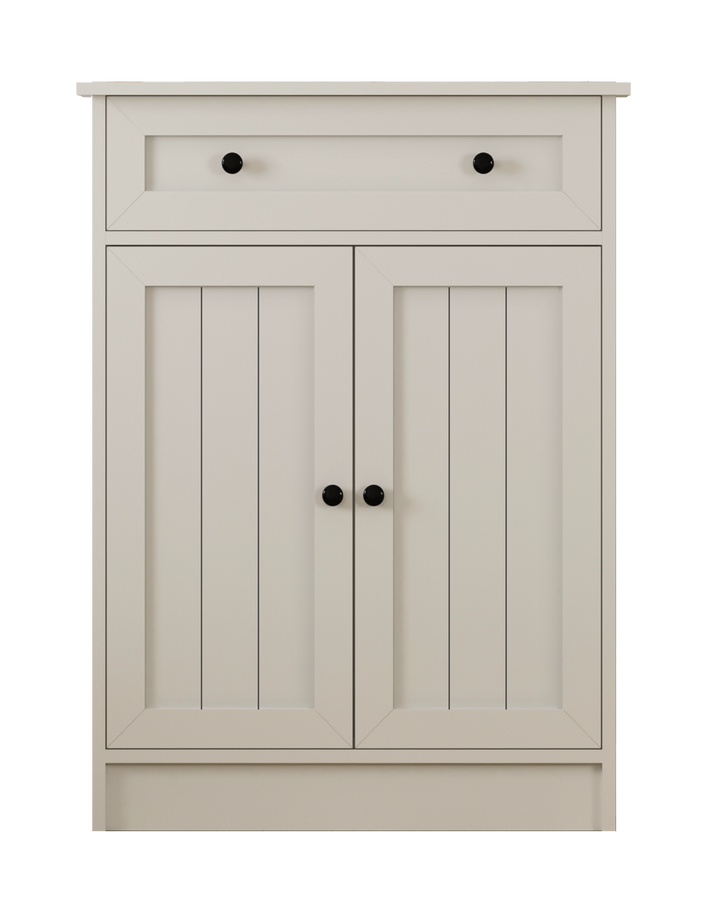 Vienna 2 Door 1 Drawer Sideaboard Cabinet-Evuhome-Flat Pack (Self-Assembly)-Evuhome