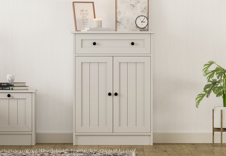 Vienna 2 Door 1 Drawer Sideaboard Cabinet-Evuhome-Flat Pack (Self-Assembly)-Evuhome