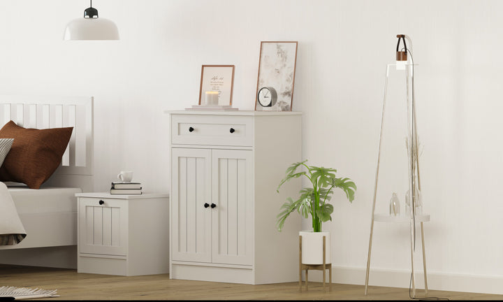 Vienna 2 Door 1 Drawer Sideaboard Cabinet-Evuhome-Flat Pack (Self-Assembly)-Evuhome