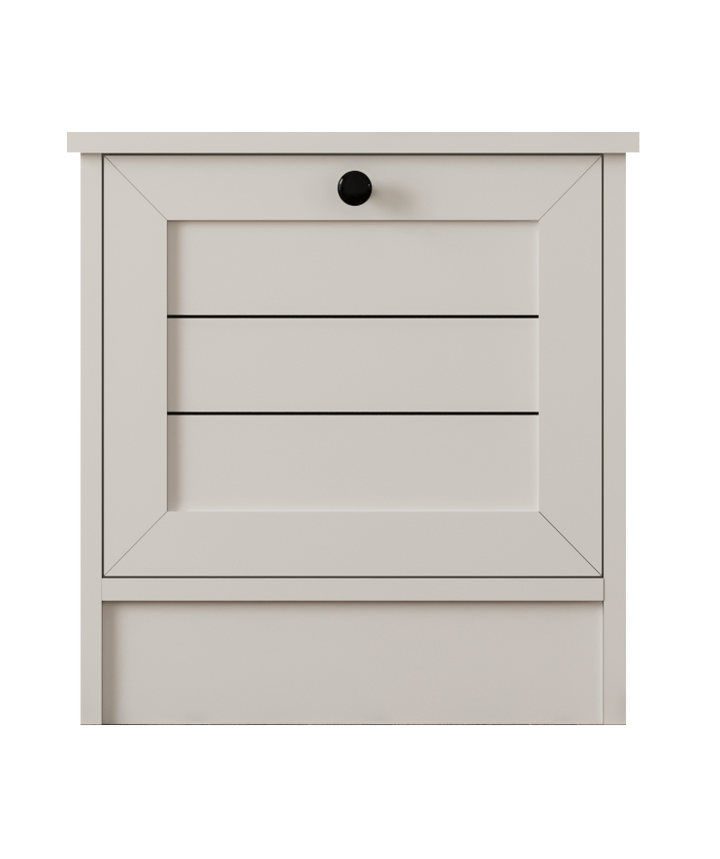 Venice 1 Door Bedside Table-Evuhome-Flat Pack (Self-Assembly)-Evuhome