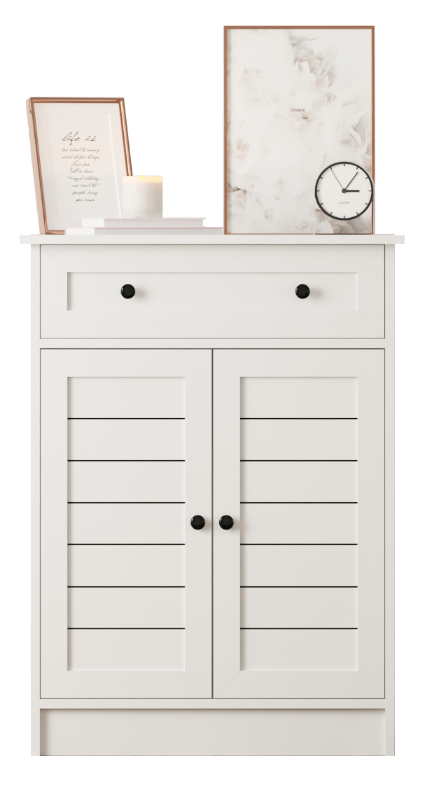 Venice 2 Door 1 Drawr Sideboard Cabinet-Evuhome-Flat Pack (Self-Assembly)-Evuhome