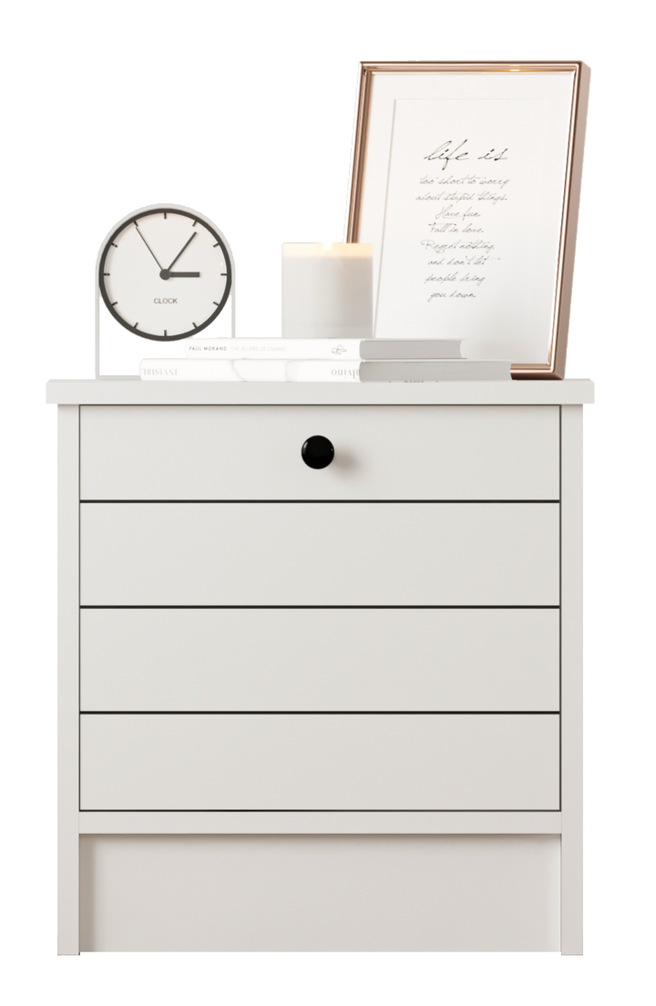 Sabro 1 Door Bedside Table-Evuhome-Flat Pack (Self-Assembly)-Evuhome