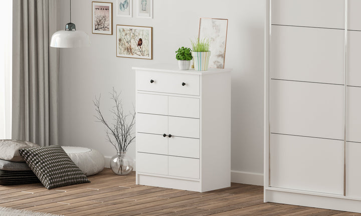 Sabro 2 Door 1 Drawer Sideboard Cabinet-Cabinet-Evuhome-Flat Pack (Self-Assembly)-Evuhome