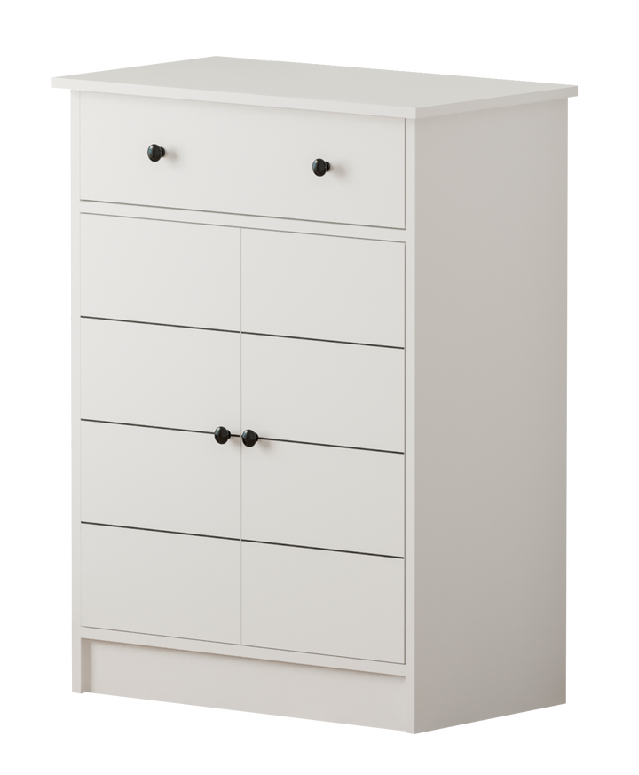 Sabro 2 Door 1 Drawer Sideboard Cabinet-Cabinet-Evuhome-Flat Pack (Self-Assembly)-Evuhome