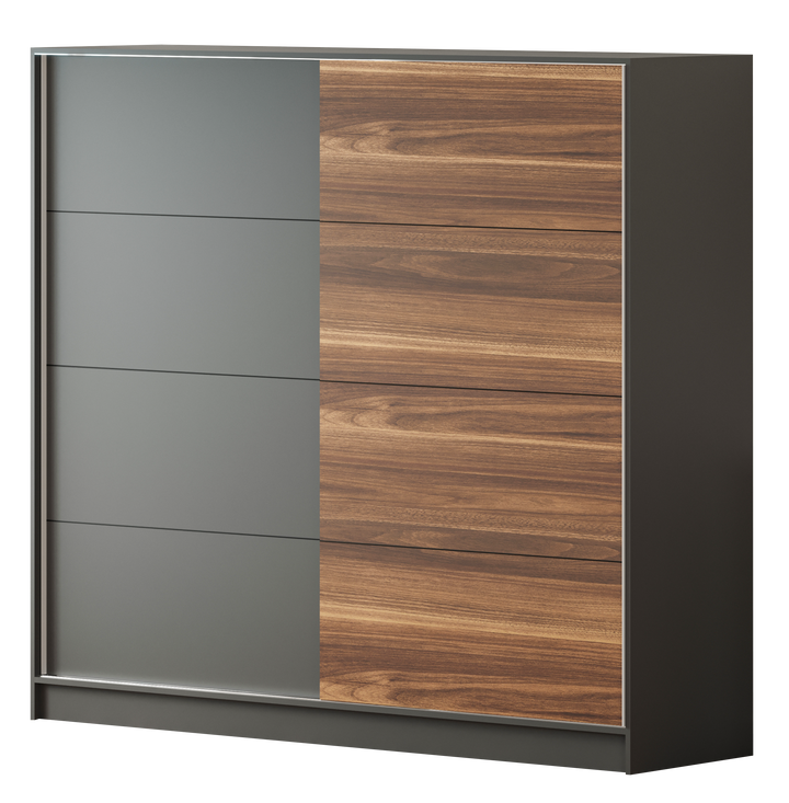 Milano Xl Sliding Door Wardrobe-Wardrobe-Evuhome-Flat Pack (Self-Assembly)-Evuhome